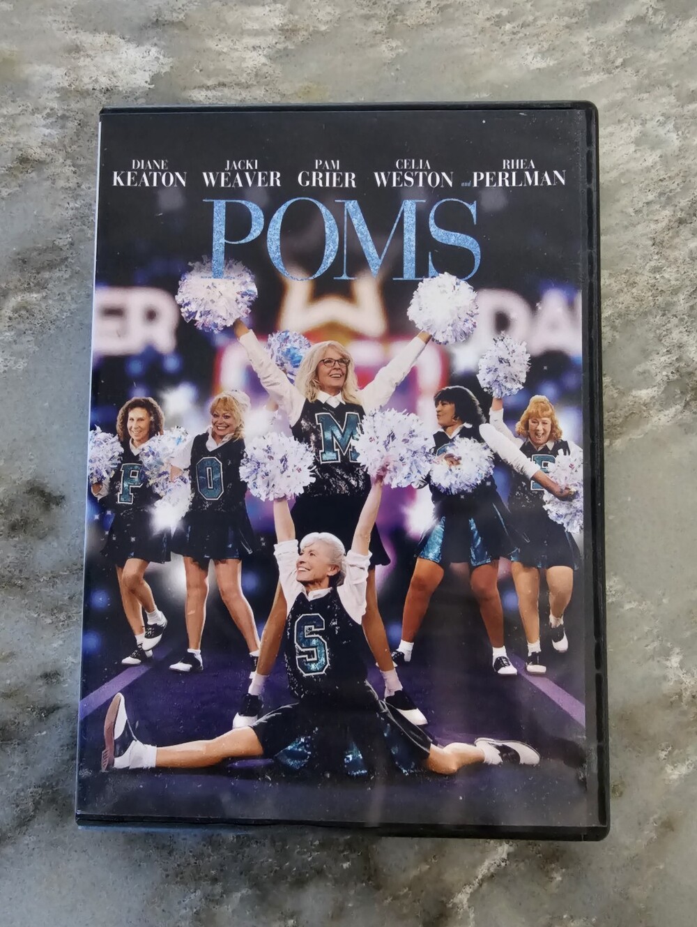 POMS DVD 2019 Movie Diane Keaton Jacki Weaver Rhea Perlman Cheerleading Comedy